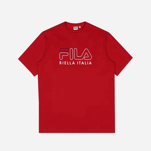 Fila Tričká Damske Červené - 3D Logo S/S Vypredaj - Slovakia 78261-DCTA